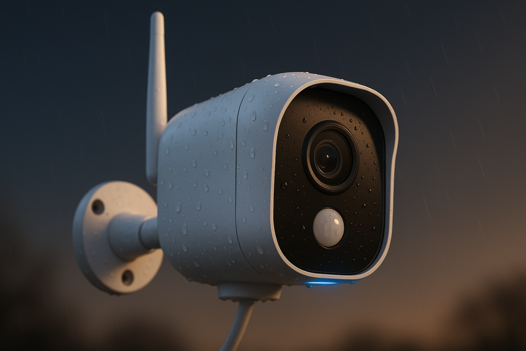 DEATTI 2K Wireless WiFi Surveillance Camera Battery, Outdoor/Indoor Surveillance Camera, AI PIR Motion Detection, Night Vision Colour, Two-Way Audio, IP66/Alexa