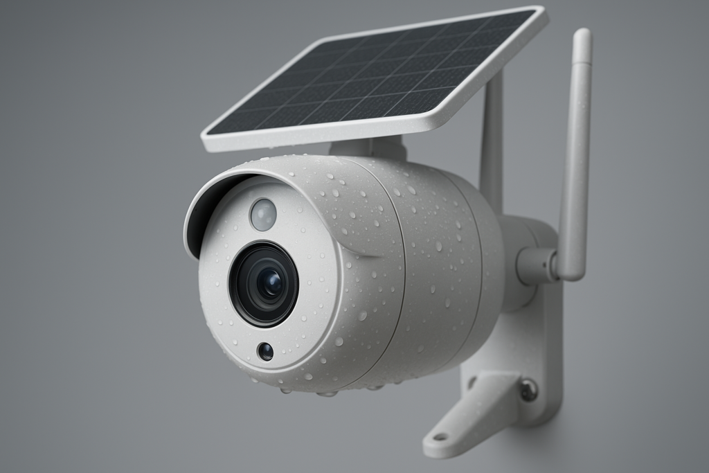 Xega 2 Pieces Wireless Outdoor WiFi Surveillance Camera, 2K 3MP Solar Color Night Vision Camera, HD PTZ IP Camera, PIR Motion Detection, Waterproof IP66, Two-Way Audio, 2.4GHz [Energy Class A+++]